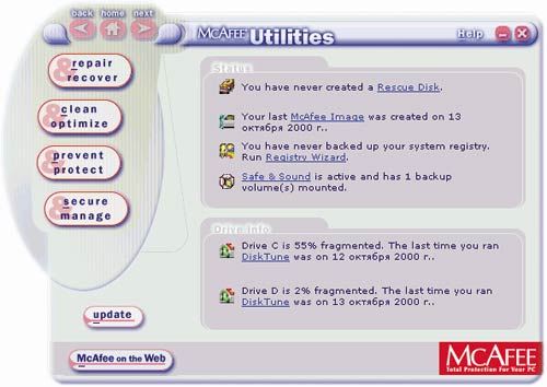 Norton Utilities 2001